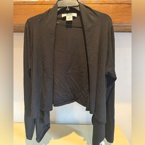 DKNY Women's Elegant Black Poncho